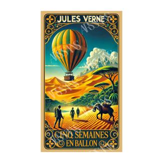 Aventure Éternelle - Cinq Semaines en Ballon par Jules Verne